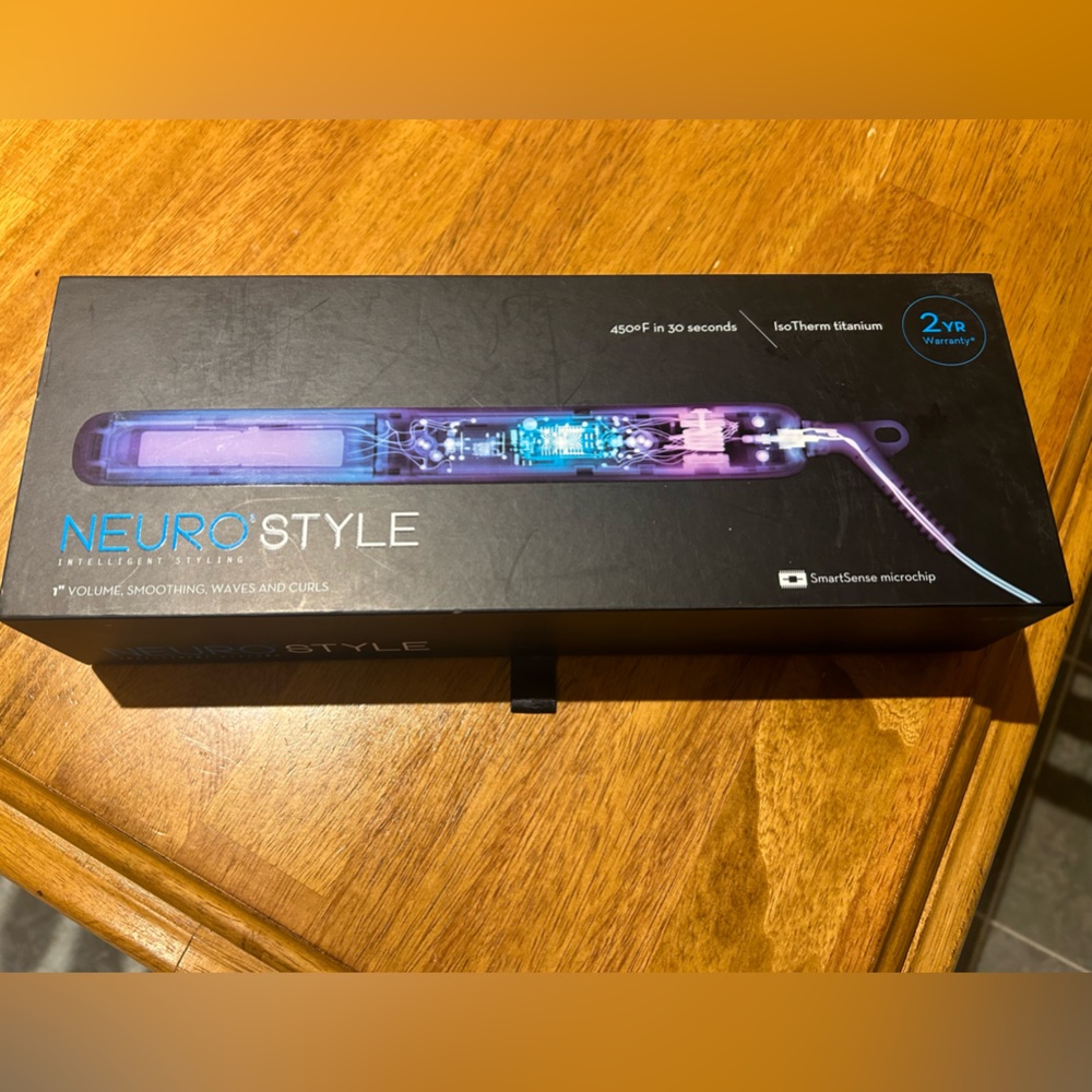 NEW 1” Flat Iron for Advanced Straightening+ Curling   Neuro by Paul Mitchell.